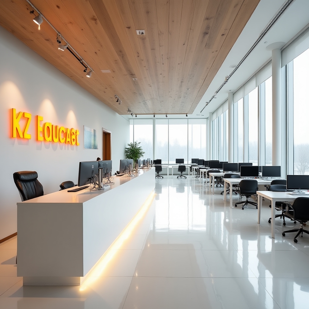 Учебный центр KZ Educat в Усть-Каменогорске, рабочее пространство